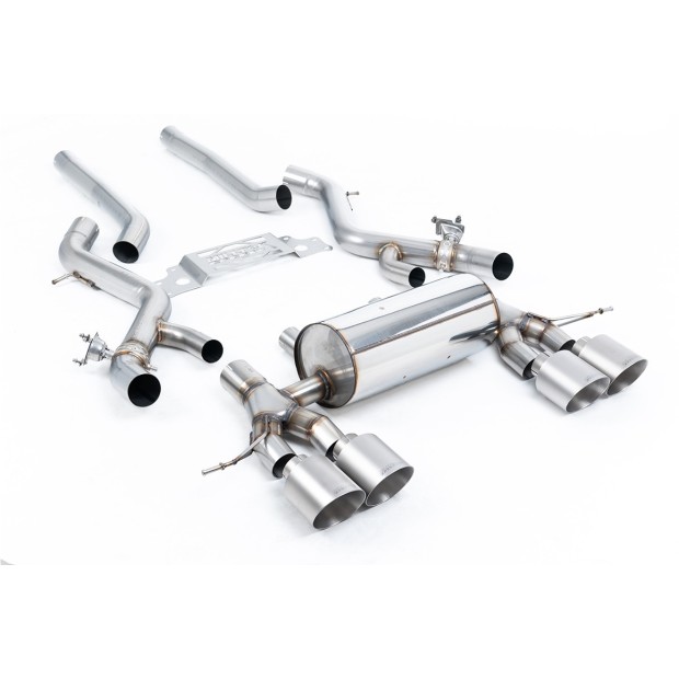 Milltek Sekundarni cat-back 76.20 mm — Bez rezonatora — 115 GT — SSXBM1303