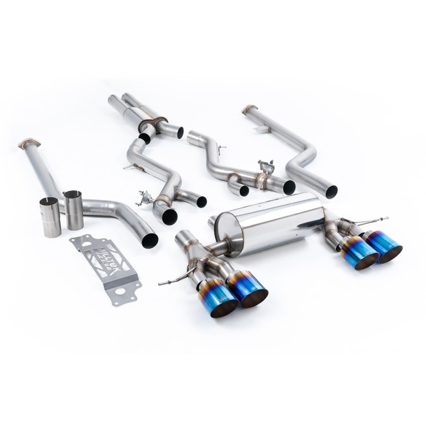 Milltek cat-back 76.20 mm — Sa rezonatorom — 115 GT — SSXBM1314