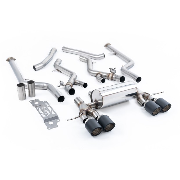 Milltek cat-back 76.20 mm — Bez rezonatora — 115 JET — SSXBM1316