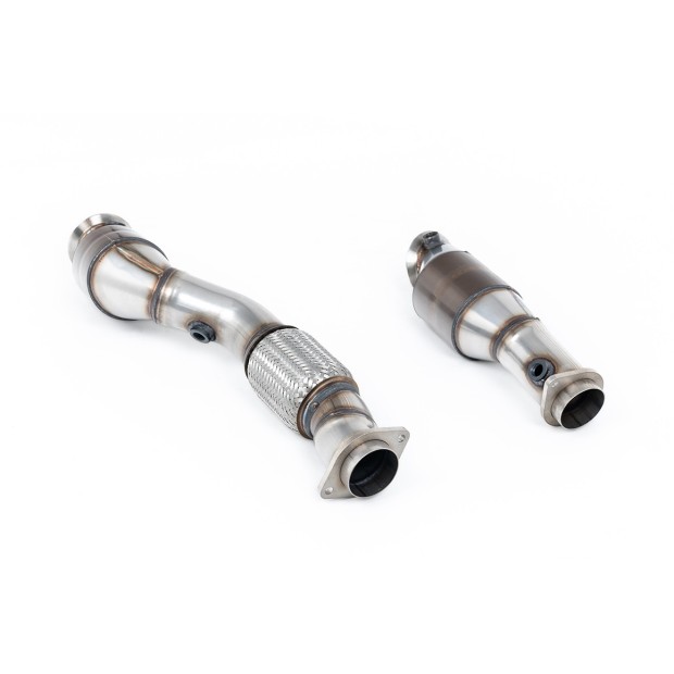 Milltek Downpipe većeg prečnika i sportski katalizator visokog protoka 76.20 mm — SSXBM1333