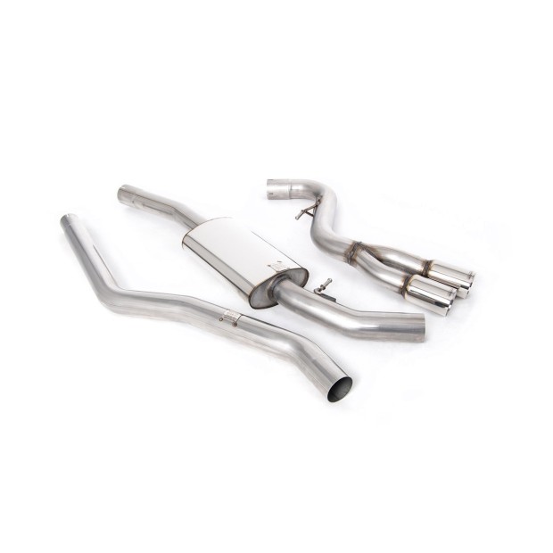 Milltek cat-back 69.85 mm — Dupli 76.2mm Special — SSXBM951