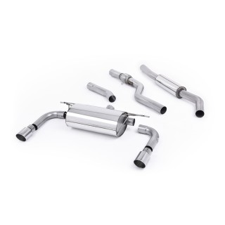Milltek cat-back 76.20 mm — Dupli 90mm GT90 — SSXBM961