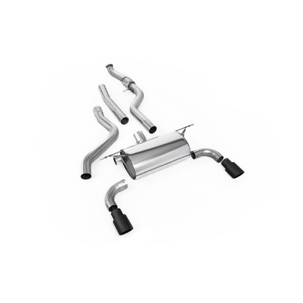 Milltek cat-back 76.20 mm — Dupli 90mm GT90 — SSXBM965