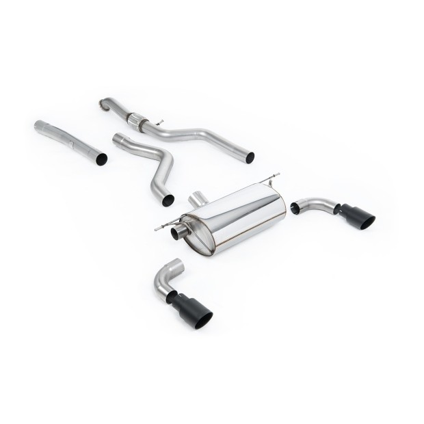 Milltek cat-back 76.20 mm — Dupli 90mm GT90 — SSXBM966