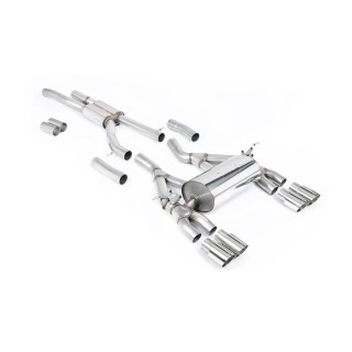Milltek cat-back 70.00 mm — Četvorostruki 90mm GT90 — SSXBM992