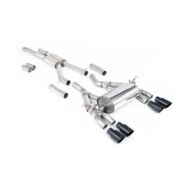 Milltek cat-back 70.00 mm — Četvorostruki 90mm GT90 — SSXBM993