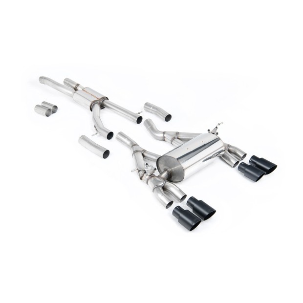 Milltek cat-back 70.00 mm — Četvorostruki 90mm GT90 — SSXBM996