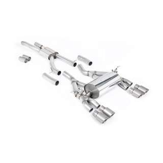 Milltek cat-back 70.00 mm — Četvorostruki 90mm GT90 — SSXBM997
