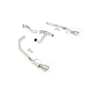 Milltek axle-back — Dupli 100mm GT100 — SSXFD534