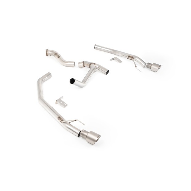 Milltek axle-back — Dupli 100mm GT100 — SSXFD534