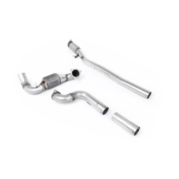 Milltek Veći prečnik downpipe i Visoki protok Sportski katalizator 76.20 mm — SSXMZ151
