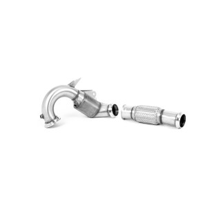 Milltek Veći prečnik downpipe i Visoki protok Sportski katalizator 80.00 mm — SSXMZ154