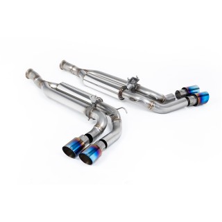 Milltek cat-back 63.50 mm — Četvorostruki 90mm GT90 — SSXMZ167