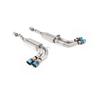Milltek cat-back 63.50 mm — Četvorostruki 90mm GT90 — SSXMZ169