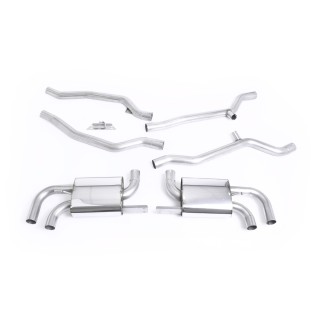 Milltek cat-back 70.00 mm — Bez rezonatora — SSXPO108