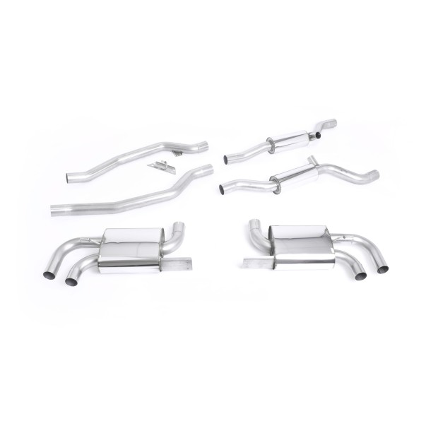 Milltek cat-back 70.00 mm — Sa rezonatorom — SSXPO109