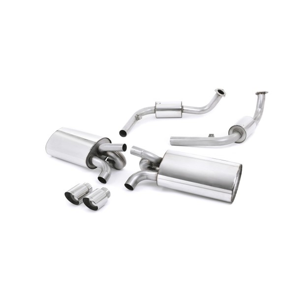 Milltek cat-back 57.15 mm — Sa rezonatorom — Dupli 90mm Special — SSXPO114