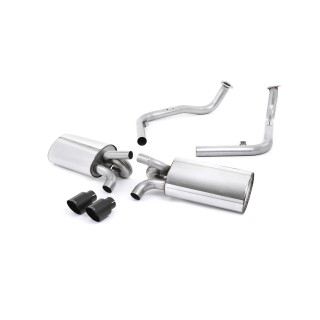 Milltek cat-back 57.15 mm — Bez rezonatora — Dupli 90mm Special — SSXPO116