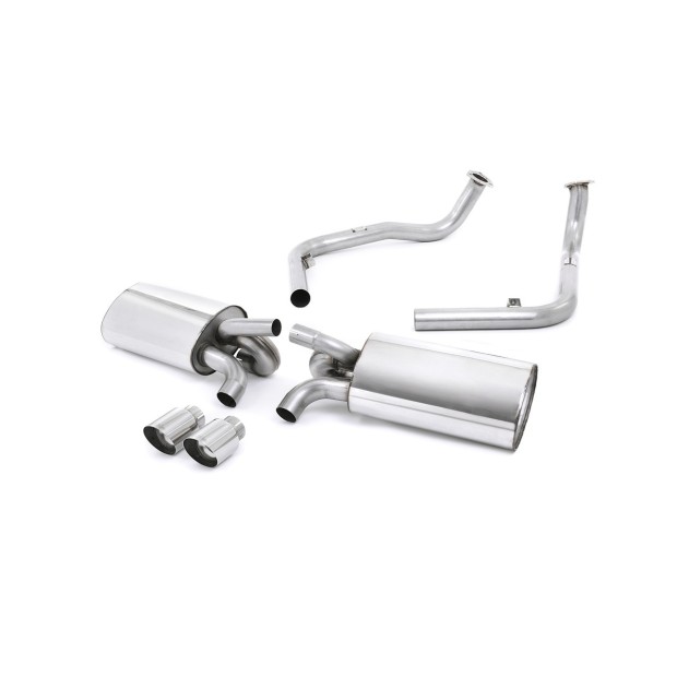 Milltek cat-back 57.15 mm — Bez rezonatora — Dupli 90mm Special — SSXPO118