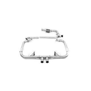 Milltek Full Sistem (uključujući Visoki protok Sportski katalizator) 63.50 mm — 102mm Karbonski Jet — SSXPO143