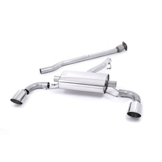 Milltek Sekundarni cat-back 63.50 mm — Bez rezonatora — Dupli GT115 — SSXSB029