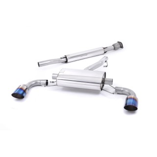 Milltek Sekundarni cat-back 63.50 mm — Sa rezonatorom — Dupli GT115 — SSXSB036