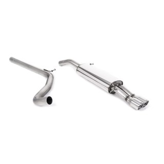 Milltek cat-back 63.50 mm — Bez rezonatora — Dupli 76.2mm Jet — SSXSE008