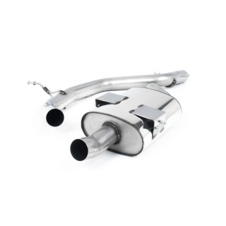 Milltek cat-back 69.85 mm — Bez rezonatora — Jednostruki 152x102mm ovalni — SSXSE120