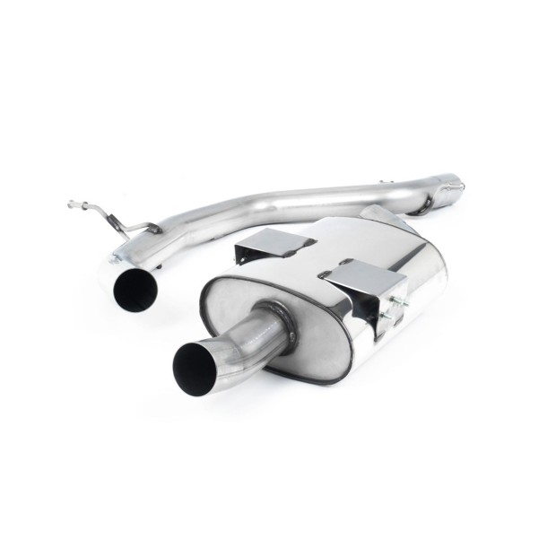 Milltek cat-back 69.85 mm — Bez rezonatora — Jednostruki 152x102mm ovalni — SSXSE120