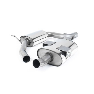 Milltek cat-back 69.85 mm — Sa rezonatorom — Jednostruki 152x102mm ovalni — SSXSE121