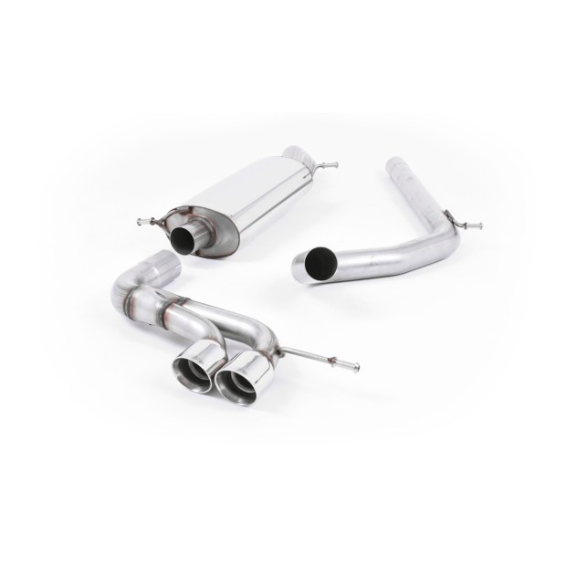 Milltek cat-back 70.00 mm — Dupli 80mm GT80 — SSXSE136