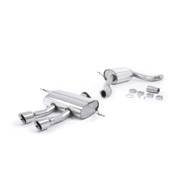 Milltek cat-back 76.20 mm — Sa rezonatorom — Dupli GT100 — SSXSE150
