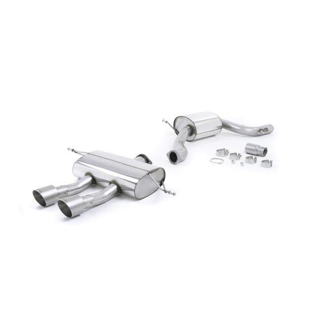 Milltek cat-back 76.20 mm — Sa rezonatorom — Dupli 100mm GT100 — SSXSE151
