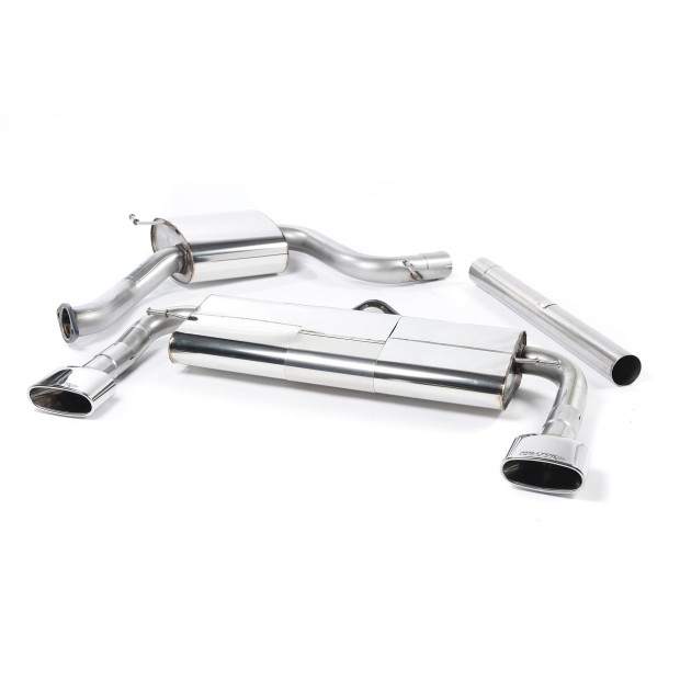 Milltek cat-back 76.20 mm — 152x76mm ovalni — SSXSE157
