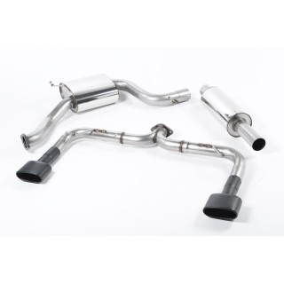 Milltek cat-back 76.20 mm — 152x76mm ovalni — SSXSE160