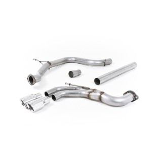 Milltek cat-back 76.20 mm — Bez rezonatora — Dupli 80mm GT80 — SSXSE161