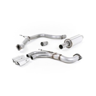 Milltek cat-back 76.20 mm — Sa rezonatorom — Dupli 80mm GT80 — SSXSE162
