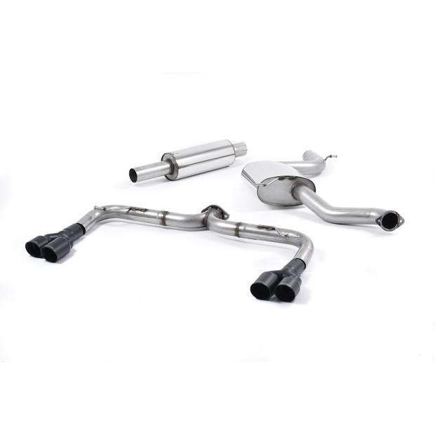 Milltek cat-back 76.20 mm — Dupli 80mm GT80 — SSXSE164