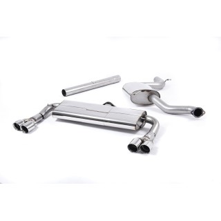 Milltek cat-back 76.20 mm — Dupli 80mm GT80 — SSXSE166