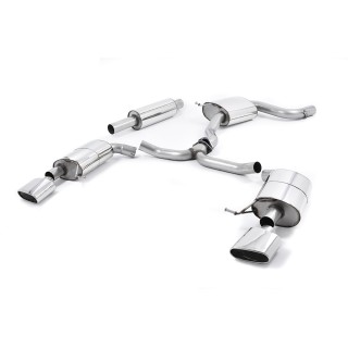 Milltek cat-back 76.20 mm — 152x76mm ovalni — SSXSE168