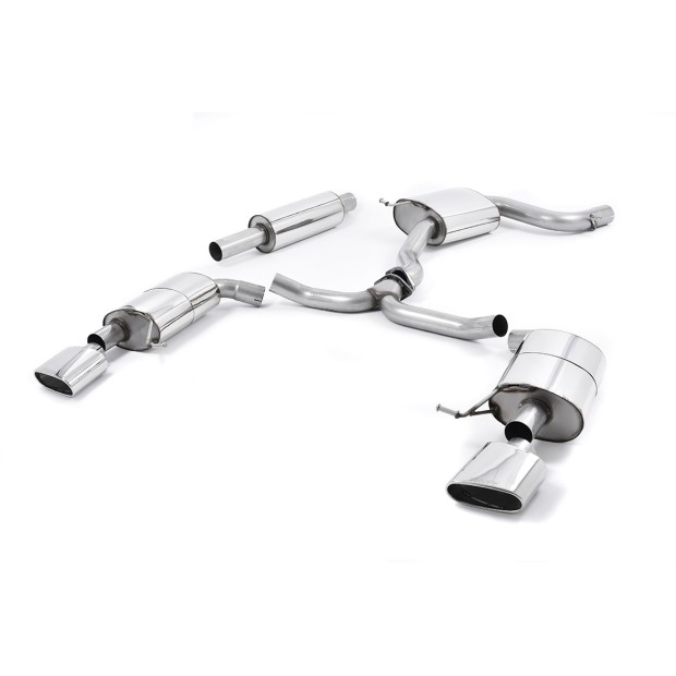 Milltek cat-back 76.20 mm — 152x76mm ovalni — SSXSE168
