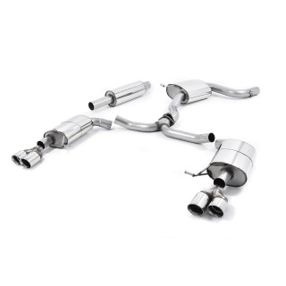 Milltek cat-back 76.20 mm — Dupli 80mm GT80 — SSXSE170