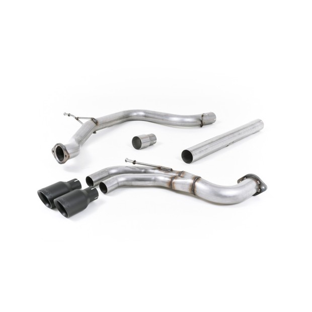Milltek cat-back 76.20 mm — Bez rezonatora — Dupli 80mm GT80 — SSXSE178
