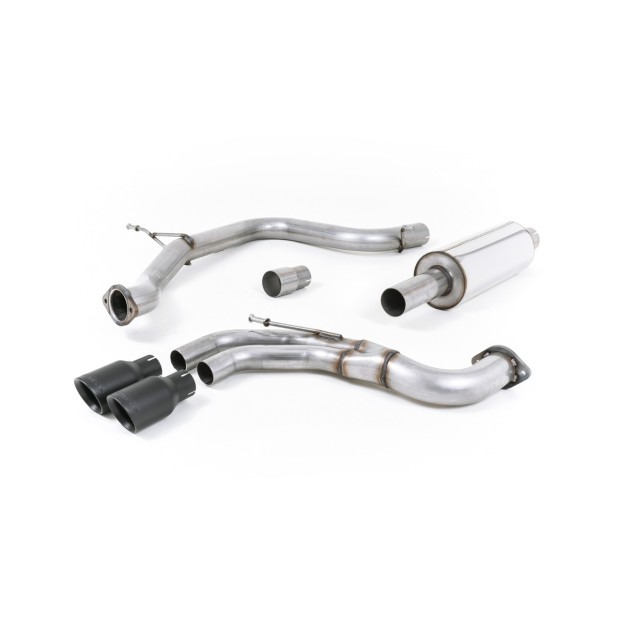 Milltek cat-back 76.20 mm — Sa rezonatorom — Dupli 80mm GT80 — SSXSE179