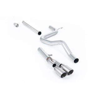 Milltek cat-back 70.00 mm — Bez rezonatora — Dupli 80mm GT80 — SSXSE180