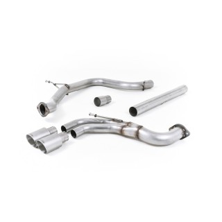 Milltek cat-back 76.20 mm — Bez rezonatora — Dupli 80mm GT80 — SSXSE182