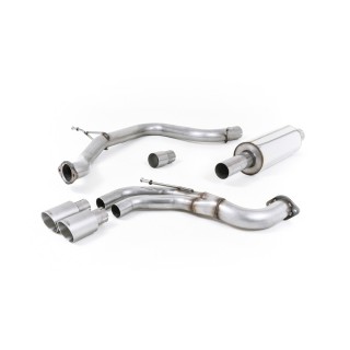 Milltek cat-back 76.20 mm — Sa rezonatorom — Dupli 80mm GT80 — SSXSE183