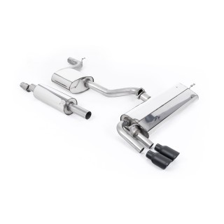 Milltek cat-back 70.00 mm — Sa rezonatorom — Dupli 80mm GT80 — SSXSE189