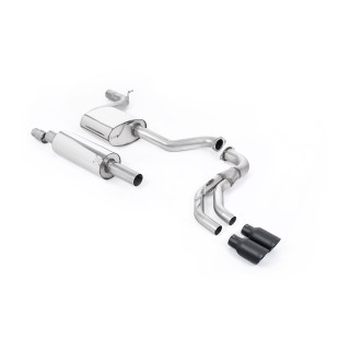 Milltek cat-back 70.00 mm — Sa rezonatorom — Dupli 80mm GT80 — SSXSE190