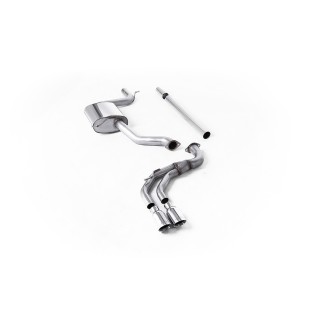 Milltek cat-back 70.00 mm — Bez rezonatora — Dupli 80mm GT80 — SSXSE192